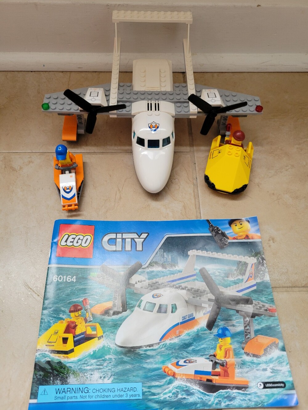 Retired Lego City Sea Plane Rescue Set #60164